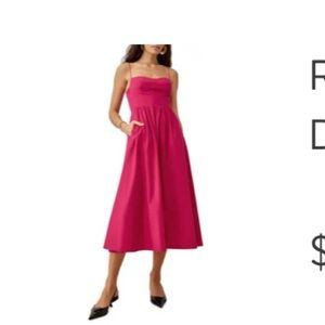 Reformation  Vinny fit and Flare Midi